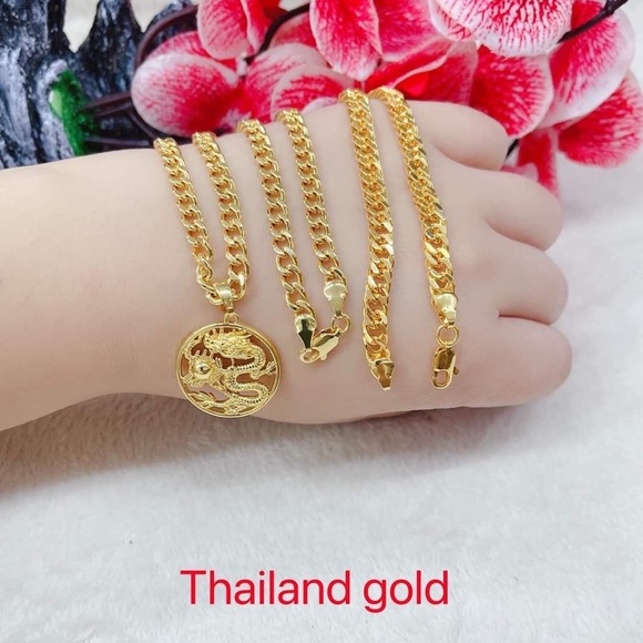 🌸⚜️THAILAND GOLD MENS SET⚜️🌸
📌 ThaiLand Gold
📎 2 in 1 set - Picture 9 of 10